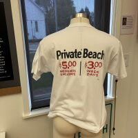          North of Oval Beach t-shirt
   