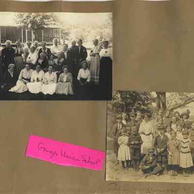 HB-0073.JPG 991KB: Ganges School class with teacher, Winne Randall Brady, from Lemuel Brady album