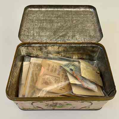 Tin of Durham mementos