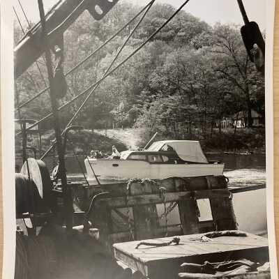 Photo of boat on River, taken by Marty Schmidt A.R.P.S., Chicago