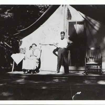 Tent camp Uneeda.jpg 493MB: Dorothy Perkins collection in 2021.72.02