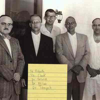 DoctorsDouglasHosp.jpg 4.4MB: Doctors Roberts, Clark, DeWitt, Miller, Tempest