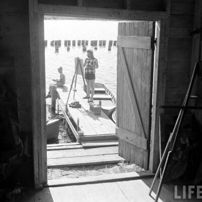 from "Saugatuck Art Colony Life 1949 Loomis Deam"