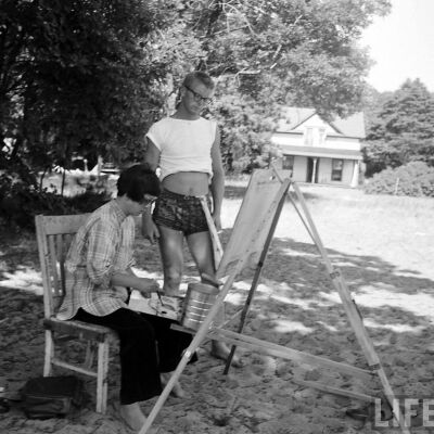 from "Saugatuck Art Colony Life 1949 Loomis Deam"