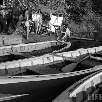 from "Saugatuck Art Colony Life 1949 Loomis Deam"
