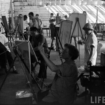 from "Saugatuck Art Colony Life 1949 Loomis Deam"
