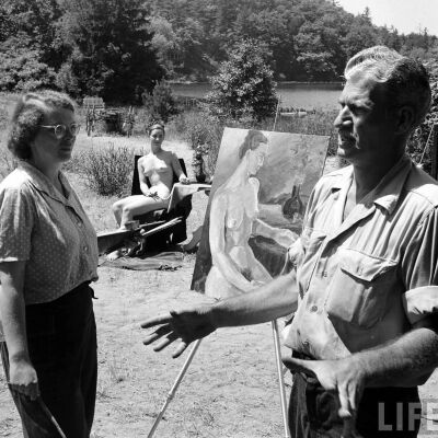 from "Saugatuck Art Colony Life 1949 Loomis Deam"