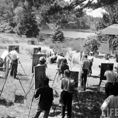 from "Saugatuck Art Colony Life 1949 Loomis Deam"