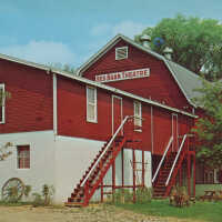          Red Barn Summer Stock Theater; 68804-B  by Dexter Press, Penrod Studio, Berrien Center, Mich.
   