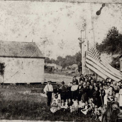 Flag_-_Rosemary_Hunter_house_back.jpg