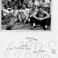          HMDemerestWaitingForPay.jpg 963KB; Butch Purchase, Mardel Taylor, George Lenew, Larry Baker, Bob Peel, George Pardue, Ev Van Plue, Erv Diepenhorst, unknown, Jack Sewers
   