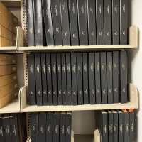          Example of bound books, one book per year.
   