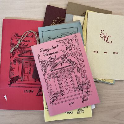Saugatuck Womans Club yearbook/membership booklets 1950-1993