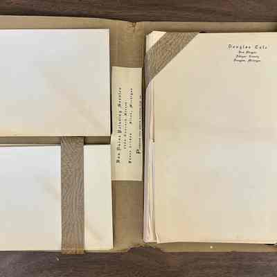 Douglas Cafe stationary