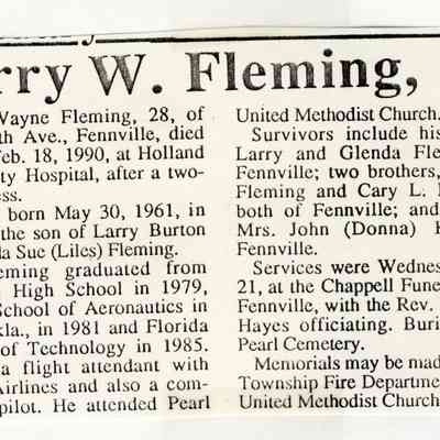 EnsObits-Fleming-PerryW.JPG: Perry W. Fleming