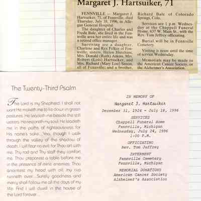 EnsObits-Hartsuiker-MargaretJ.JPG: Margaret J. Hartsuiker