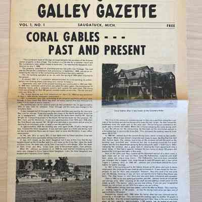 Cora Gables GALLEY GAZETTE