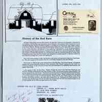 Red Barn history sales flyer