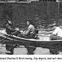          JayMyersBirdRowing.jpg 1.4MB; Photo labeled Charles E Bird rowing, Jay Myers, and not identified
   