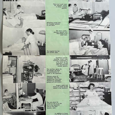 "Only Seconds Away When It Counts" pages 6-7: more photos and descriptions of Kirby House inadequacies