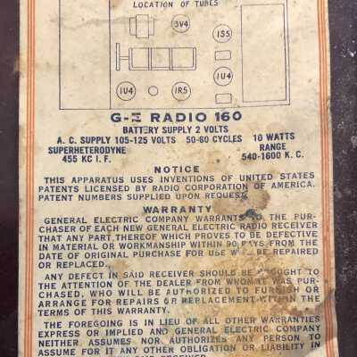 Vacuum tube location