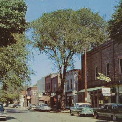 The Village Street Postcard