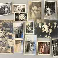          Collection of Lillian's loose photos.; Lillian later in life with her friends and grandsons Charles R. and Billy J.
   