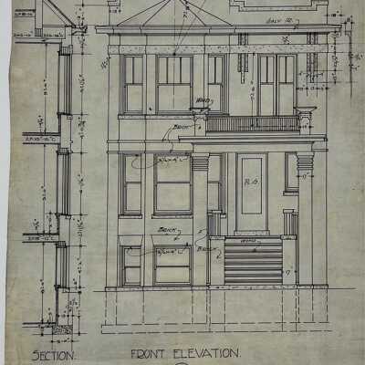 Flat Building/At/Wayne Near Granville Ave's (unknown '45')