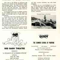          Red Barn new location, James C. Webster, Veteran Approved Ox-Bow classes Elsa Ulbricht
   