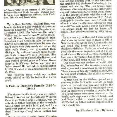 Souce: History of Western Allegan County Michigan; Kit Lane, editor