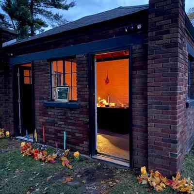 Coffee and donuts at the caretaker's cottage: Event photo posted on facebook by Jackie Ground