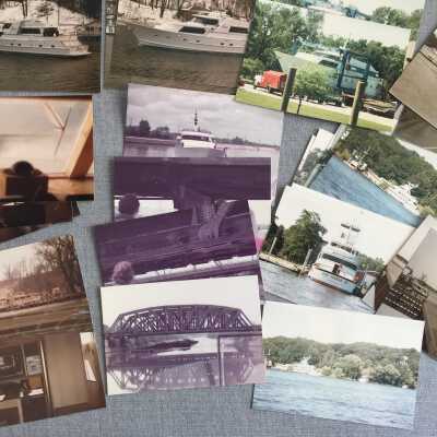 Snapshots of boats from the 1980s