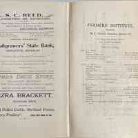          Farmers' Institutes of Allegan County, Winter of 1907 booklet, pages 44-45
   