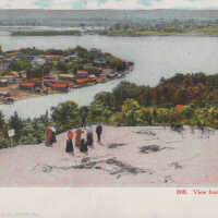          808. View from Mount Baldhead - Private Mailing Card, Mailed 1906; Curt Teich & Co. Chicago
   