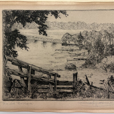 The Old Bridge by Carl Hoerman