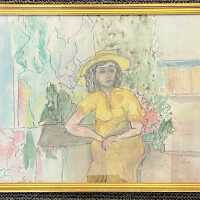 Woman in Yellow by Mary Huevelhorst