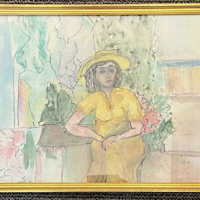 Woman in Yellow by Mary Huevelhorst