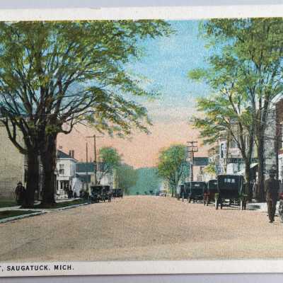 R-77836 "Main Street, Saugatuck, Mich."