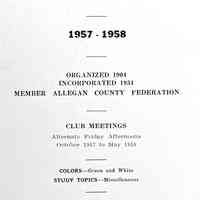          Program 1957-1958
   