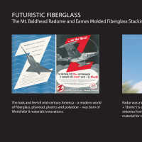          Panel by fiberglass chairs
   