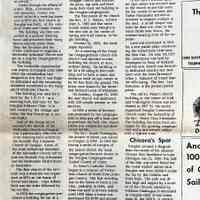          page 18; Churches Date Back to 1862 and Chicora's Spar
   