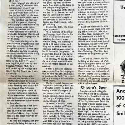 page 18: Churches Date Back to 1862 and Chicora's Spar