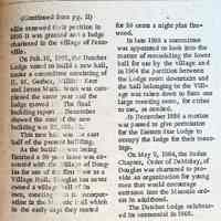          page 21; Douglas Masonic Lodge, Landlord to the Village, part 2
   