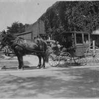          From RJ&Diane Peterson collection; filename: Horses&Carriage  Digital file at 2021.72.02
   