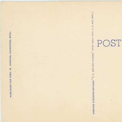 Hotel Butler Postcard Reverse