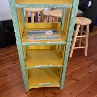 Bookcase, camp painted