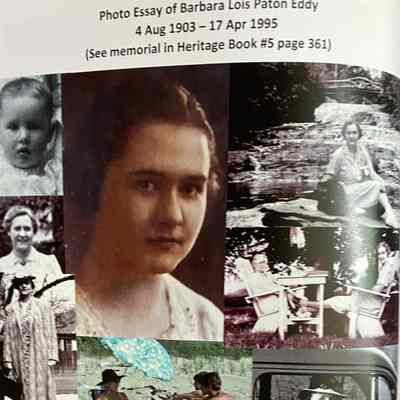 Sample ancestral photo montage