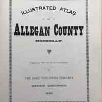          Illustrated Atlas of Allegan County Michigan picture number 2
   