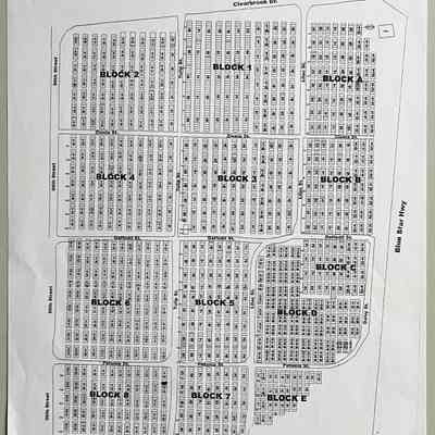 Riverside Cemetery map