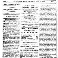          Source: SDHS newsletter pg. 336; The Saugatuck Commercial, Thurs. July. 16,  1868 - 505KB
   